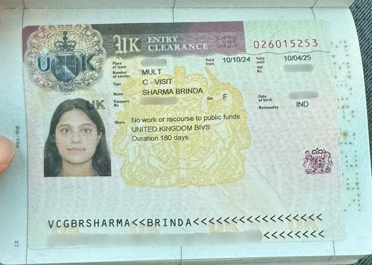 Brinda Sharma Visa